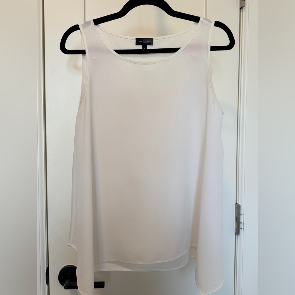 The Limited Cream Sleeveless Blouse